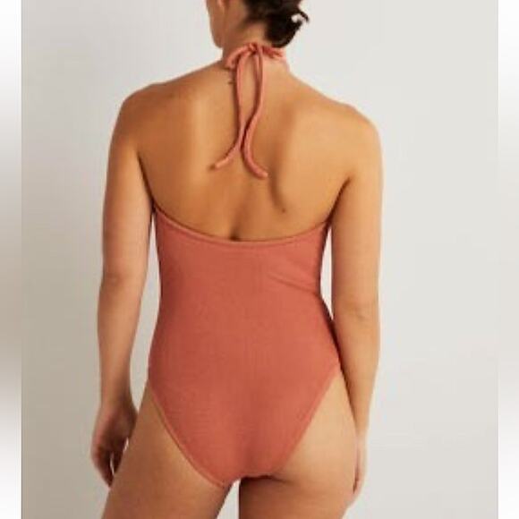Boden Cut Out Textured One Piece Swimsuit 10 - Picture 2 of 12